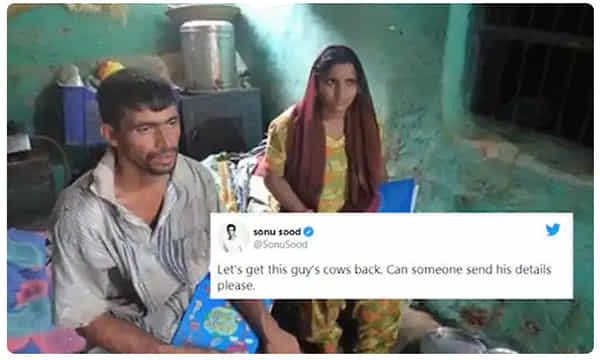 పిల్లల ఆన్లైన్ క్లాసుల కోసం ఆసరాగా ఉన్న ఆవు అమ్మకం..రంగంలోకి సోనూ సూద్