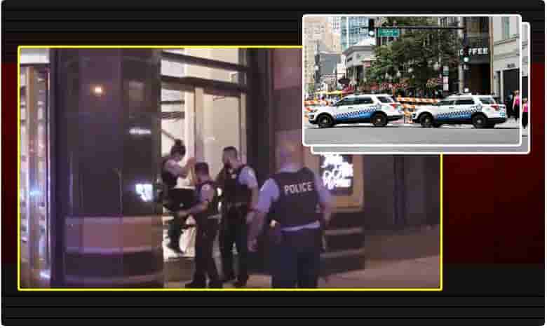 షికాగోలో అల్లర్లు, ఘర్షణలు, 13 మంది పోలీసులకు గాయాలు