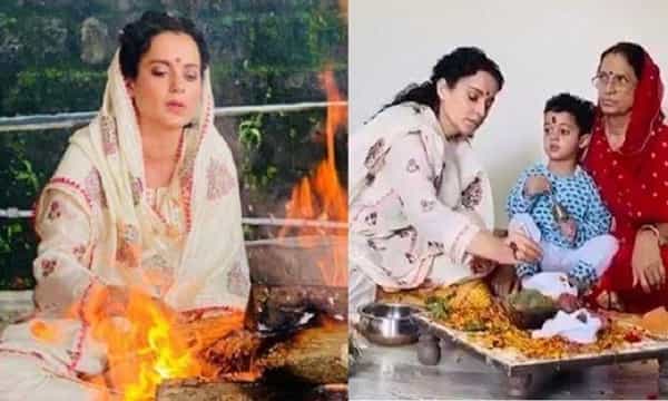 రాణీ రనౌత్ రక్షణ కోసం తల్లి మహా మంత్ర జపం