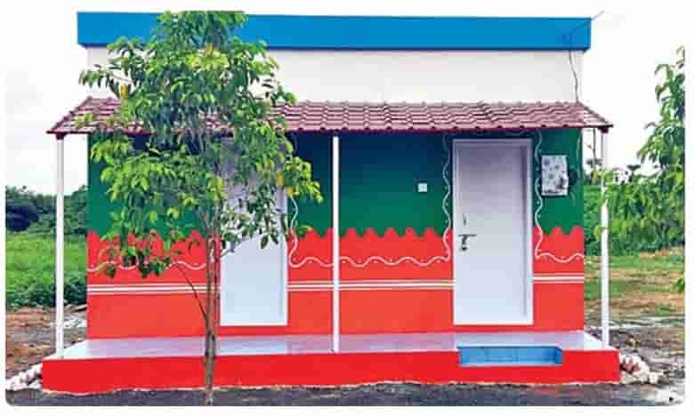 వైఎస్సార్ జగనన్న కాలనీ మోడల్ హౌస్లు రెడీ