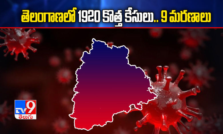 కరోనా అప్‌డేట్స్‌: తెలంగాణలో 1920 కొత్త కేసులు.. 9 మరణాలు