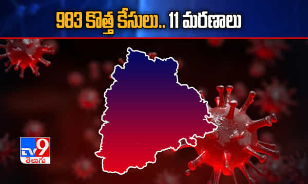 కరోనా అప్డేట్స్: తెలంగాణలో 983 కొత్త కేసులు.. 11 మరణాలు
