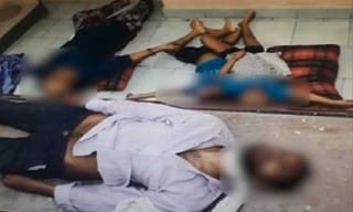 పెనుగొండ వద్ద బస్సు ప్రమాదం..14 అడుగుల లోతులో పడిపోయిన బస్సు