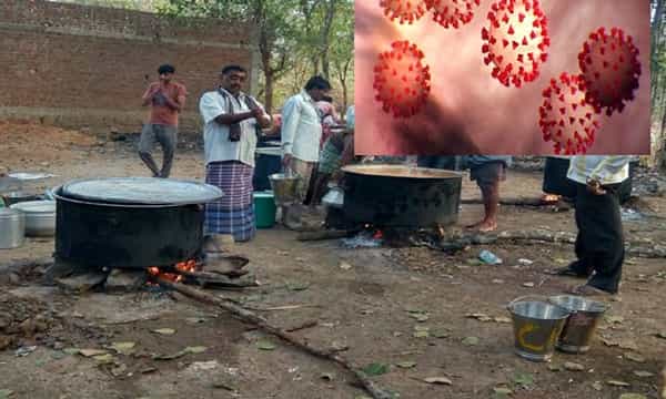 సహపంక్తి భోజనాల ఫలితం ...ఊరందరికీ కరోనా