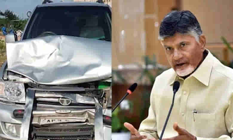 చంద్రబాబుకు తృటిలో తప్పిన ప్రమాదం...