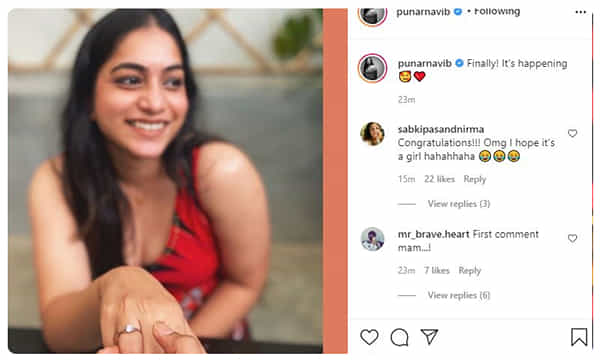 పున్నూకు నిజంగానే ఎంగేజ్మెంట్ జరిగిందా..?
