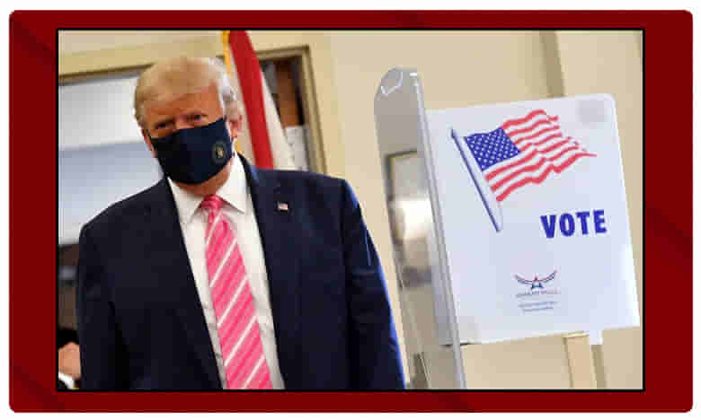 ఫ్లోరిడాలో ఓటు హక్కు వినియోగించుకున్న డొనాల్డ్ ట్రంప్