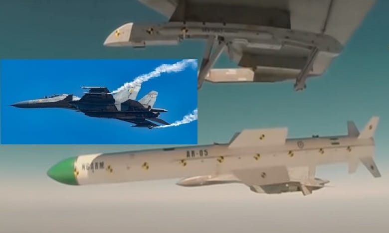 యాంటీ రేడియేషన్ క్షిపణి రుద్రం మిస్సైల్ సక్సెస్