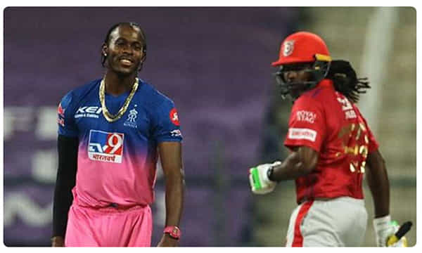 IPL 2020: గేల్ సెంచరీ మిస్.. ఆర్చర్ పాత ట్వీట్ వైరల్