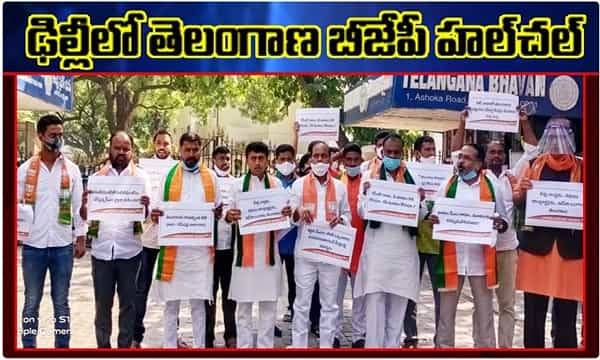 ఢిల్లీలో తెలంగాణ బీజేపీ హల్చల్