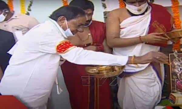 ప్రతిష్టాత్మక ధరణి పోర్టల్ ప్రారంభిస్తోన్న కేసీఆర్..లైవ్
