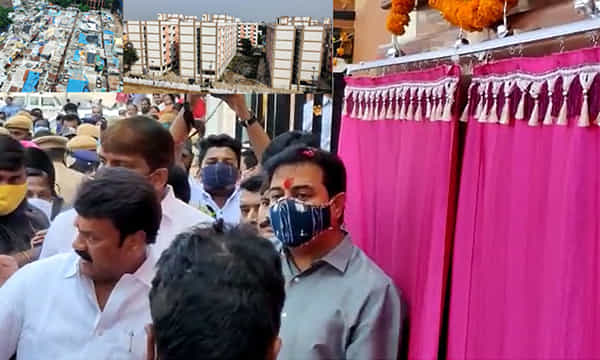 శుభవార్త: డబుల్ బెడ్రూం ఇళ్ల పంపిణీకి శ్రీకారం చుట్టిన కేటీఆర్