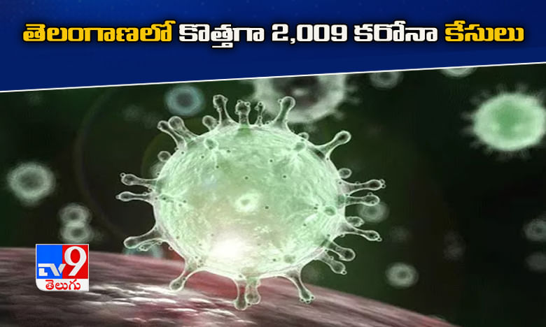 తెలంగాణలో కొత్తగా 2,009 మందికి కరోనా