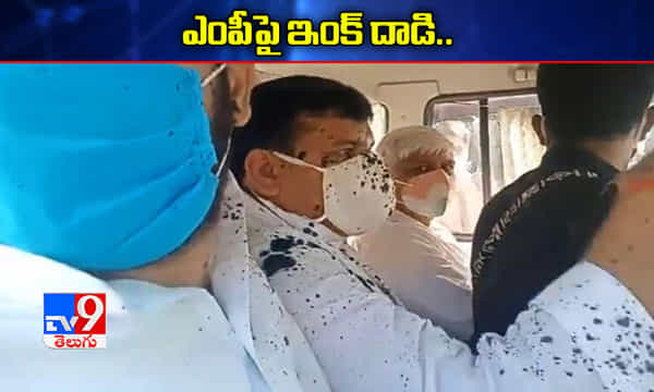 ఎంపీ సంజయ్ సింగ్పై ఇంక్ దాడి...