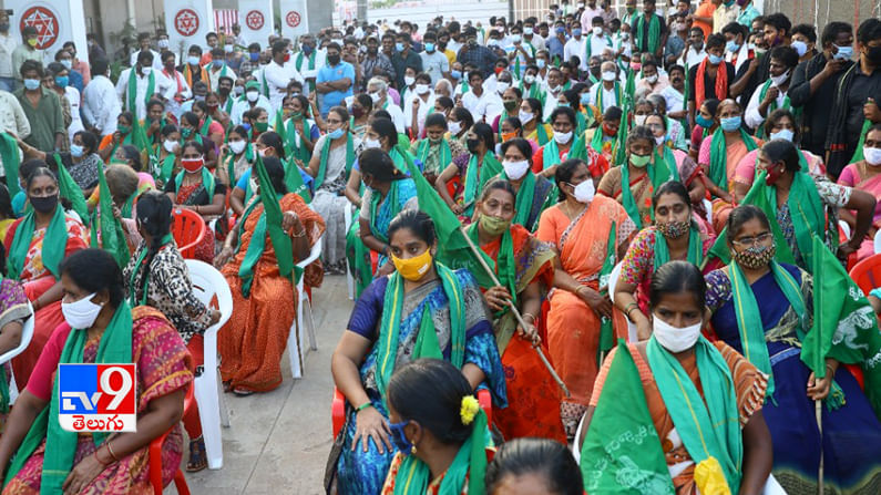 రాజధాని రైతులతో జనసేన అధ్యక్షులు పవన్ కళ్యాణ్