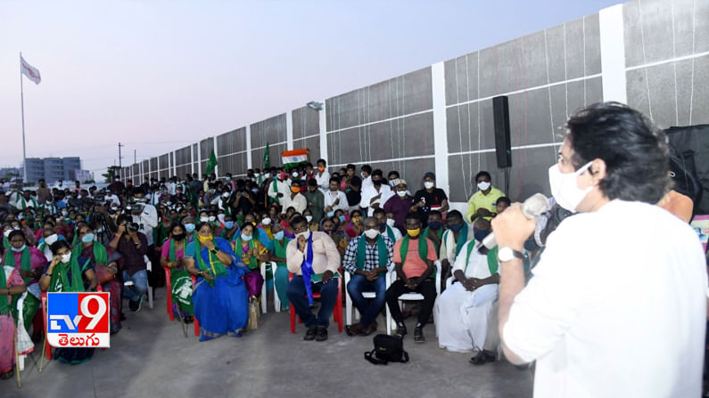 రాజధాని రైతులతో జనసేన అధ్యక్షులు పవన్ కళ్యాణ్