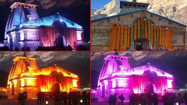 వేలాది దీపాల వెలుగులో కేదార్నాథ్ ఆలయం... కేదారీశ్వరుడిని దర్శనానికి తరలివస్తున్న భక్తులు