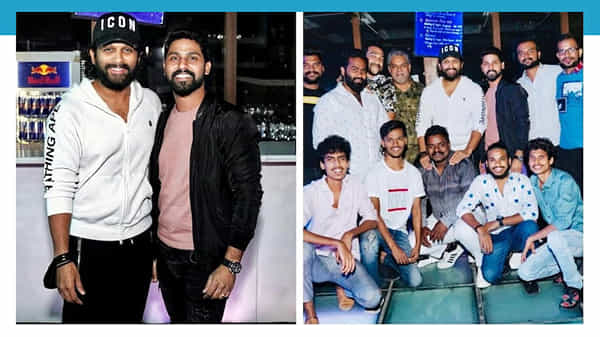 తన ఉద్యోగికి బ్యాచిలర్ పార్టీ ఇచ్చిన బన్నీ