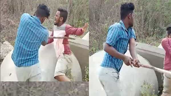 నెల్లూరులో రెచ్చిపోయిన అల్లరిమూక.. నడిరోడ్డుపై యువకుడిని చావబాదిన రౌడీలు.. సోషల్ మీడియా వైరల్ తో కదిలిన పోలీసులు