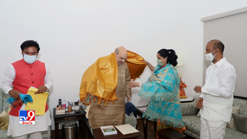 అమిత్ షాను కలిసిన  విజయశాంతి  మరియు బిజెపి నేతల