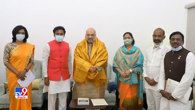 అమిత్ షాను కలిసిన  విజయశాంతి  మరియు బిజెపి నేతల