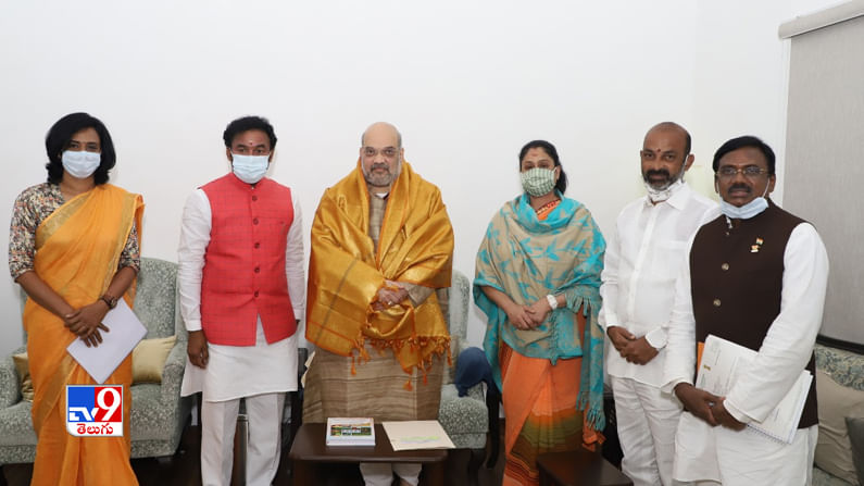 అమిత్ షాను కలిసిన  విజయశాంతి  మరియు బిజెపి నేతల