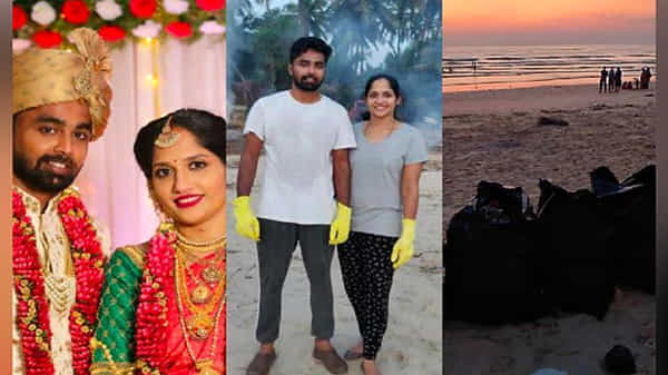 కొత్త పెళ్లి జంట... ఆదర్శానికి పూనుకునెనంట... పర్యావరణ పరిరక్షణకు కదిలెనంట... సమాజమూ స్పందించెనంట...