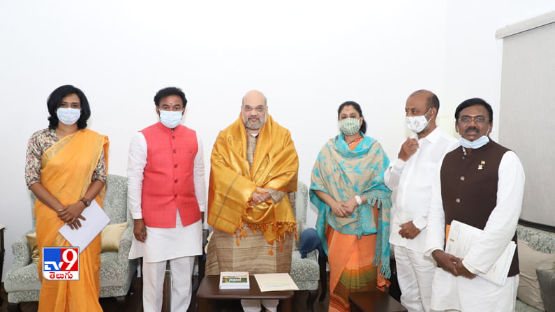 అమిత్ షాను కలిసిన  విజయశాంతి  మరియు బిజెపి నేతల