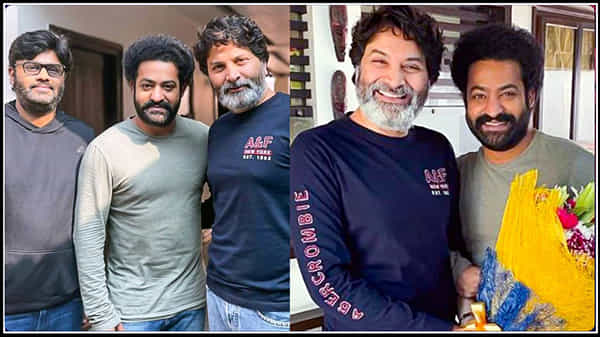 ఎన్టీఆర్ను కలిసిన త్రివిక్రమ్.. నెట్టింట్లో వైరల్గా మారిన ఫోటోలు.. త్వరలో షూటింగ్ మొదలంటూ..
