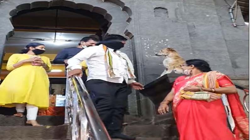 Dog Viral Video: భక్తులను శునకం ఎలా ఆశీర్వదిస్తుందో చూడండి... వైరల్‌గా మారిన వీడియో..