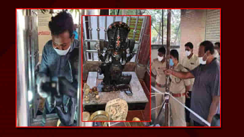 పూజారే నిందితుడు.. , నిత్యం పూజలు చేసే చేతులతోనే విగ్రహం చేతులను ధ్వంసం చేశాడట.!