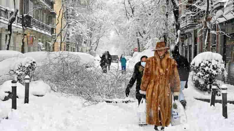 Storm Filomena : మాడ్రిడ్‌ను ముంచేస్తున్న మంచు తుఫాను.. వణికిపోతున్న స్పెయిన్‌ జనం