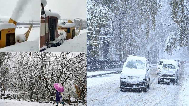 Srinagar Jammu Snowfall: భారీ హిమపాతంతో శ్వేతవర్ణాన్ని అద్దుకున్న కాశ్మీర్.. అద్భుతమైన వీక్షణం అంటున్న కేంద్ర మంత్రి