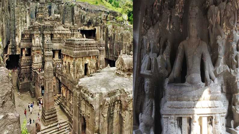 Kailash Temple in Ellora: ఔరంగజేబు వేల సైన్యాన్ని పెట్టి 3 ఏళ్ళు కష్టపడినా ధ్వంసం కాని ఈ ఆలయ నిర్మాణం ఇప్పటికీ అంతుచిక్కని రహస్యమే..!