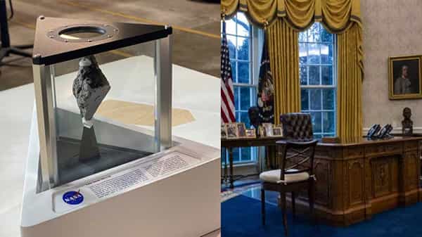 Moon Rock in White House: అధికారిక నివాసంలో పెద్దన్న మార్పులు.. మూన్ రాక్పై మనసుపడ్డ పెద్దన్న జో బైడెన్