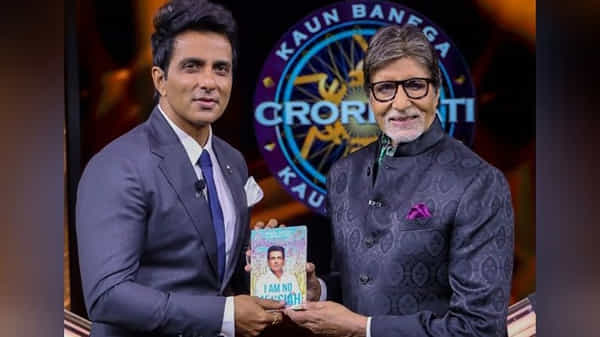 Sonu Sood: కేబీసీ సెట్లో సోనూసూద్... అమితాబ్ను కలిసిన కలియుగ కర్ణుడు... ఎందుకో తెలుసా..?