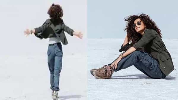 Taapsee Pannu : బీ టౌన్ లో హీరోయిన్ ఓరియెంటెడ్ మూవీస్తో దూసుకుపోతున్న తాప్సీ.. ఎడారిలో వర్కవుట్ చేస్తుంది ఎందుకో..