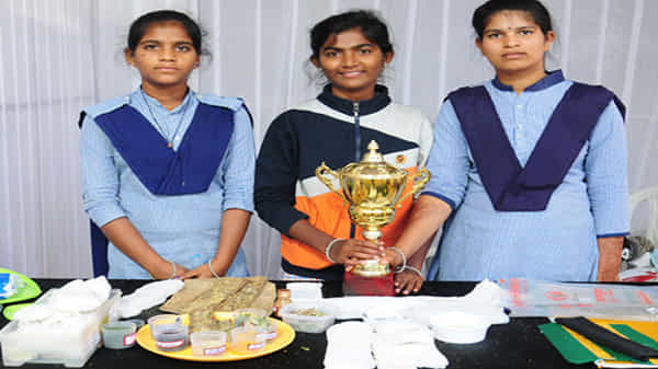 Telangana: విద్యార్థినుల వినూత్న ఆవిష్కరణ... స్త్రీల కోసం ‘స్త్రీ రక్షా ప్యాడ్లు’...