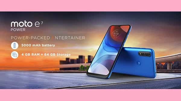 Moto E7 Power Mobile: నేడే మోటో ఈ7 పవర్ స్మార్ట్ఫోన్ లాంచ్.. మధ్యాహ్నం 12 గంటల నుంచి సేల్ ప్రారంభం