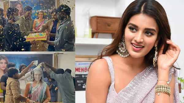 వాలంటైన్స్ డే: తమ కలలరాణి నిధి అగర్వాల్కు గుడి కట్టి, అభిమానుల పాలాభిషేకం.. షాక్కు గురైన నటి
