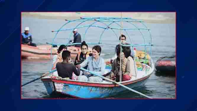 Priyanka Gandhi Boat Journey: హైలో హైలెస్సా హంస కదా నా పడవ, బోటెక్కి తెడ్లు వేసిన కాంగ్రెస్ నేత ప్రియాంక గాంధీ