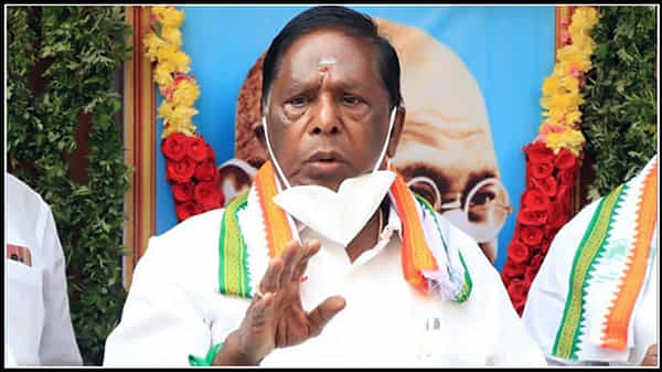బీజేపీ, ఎన్ ఆర్ కాంగ్రెస్ పార్టీలదే ఈ నిర్వాకం, పుదుచ్చేరి మాజీ సీఎం నారాయణస్వామి ఫైర్