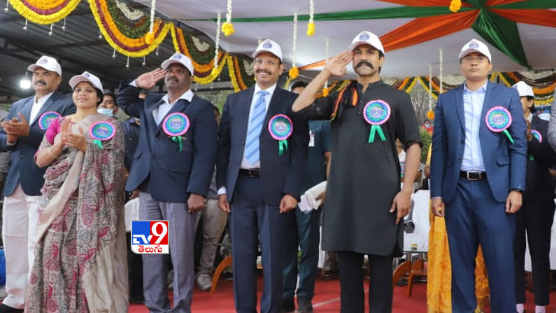 స్పోర్ట్స్ మీట్ ముగింపు వేడుకలకు హాజరైన మెగాపవర్‌స్టార్..