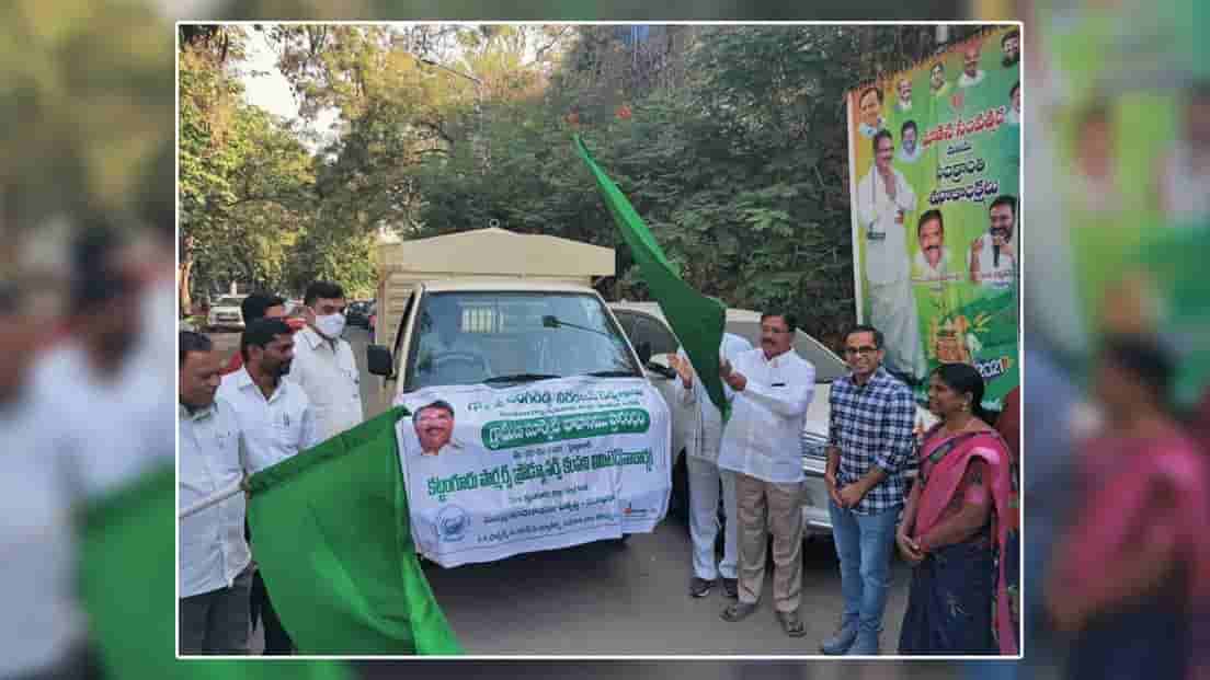 గ్రామీణ మార్కెట్‌ వాహనాన్ని ప్రారంభించిన మంత్రి.. రైతాంగానికి కీలక సూచనలు చేసిన నిరంజన్‌రెడ్డి