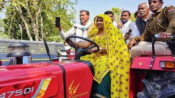 MLA Indira Meena Raids Tractor: రైతులకు మ‌ద్ద‌తుగా ట్రాక్ట‌ర్ న‌డుపుతూ అసెంబ్లీకి వచ్చిన మ‌హిళా ఎమ్మెల్యే