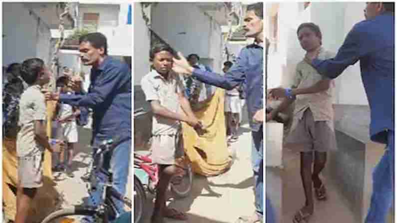 School Headmaster Beats Student:అమ్మఒడి ఇంకా రాలేదని ప్రశ్నించిన స్టూడెంట్.. చితకబాదిన హెడ్ మాస్టర్..