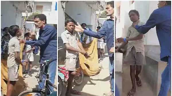 School Headmaster Beats Student:అమ్మఒడి ఇంకా రాలేదని ప్రశ్నించిన స్టూడెంట్.. చితకబాదిన హెడ్ మాస్టర్..