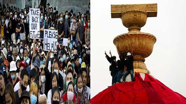 Thai Pro Democracy Protesters:రాచ పరువు చట్టాలకు నిరసనగా..థాయిలాండ్లో మళ్ళీ రోడెక్కిన ప్రజాస్వామ్య ఆందోళనకారులు..