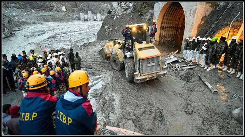 uttarakhand rescue teams cut through to side tunnel, uttarakhand, chamoli dist, rescue teams, tunnel, drill, 34 trapped