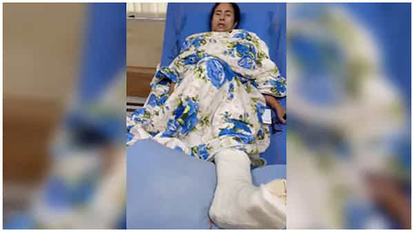 దయచేసి నిగ్రహంతో వ్యవహరించండి, ఆసుపత్రి బెడ్ పై నుంచి మమత సందేశం